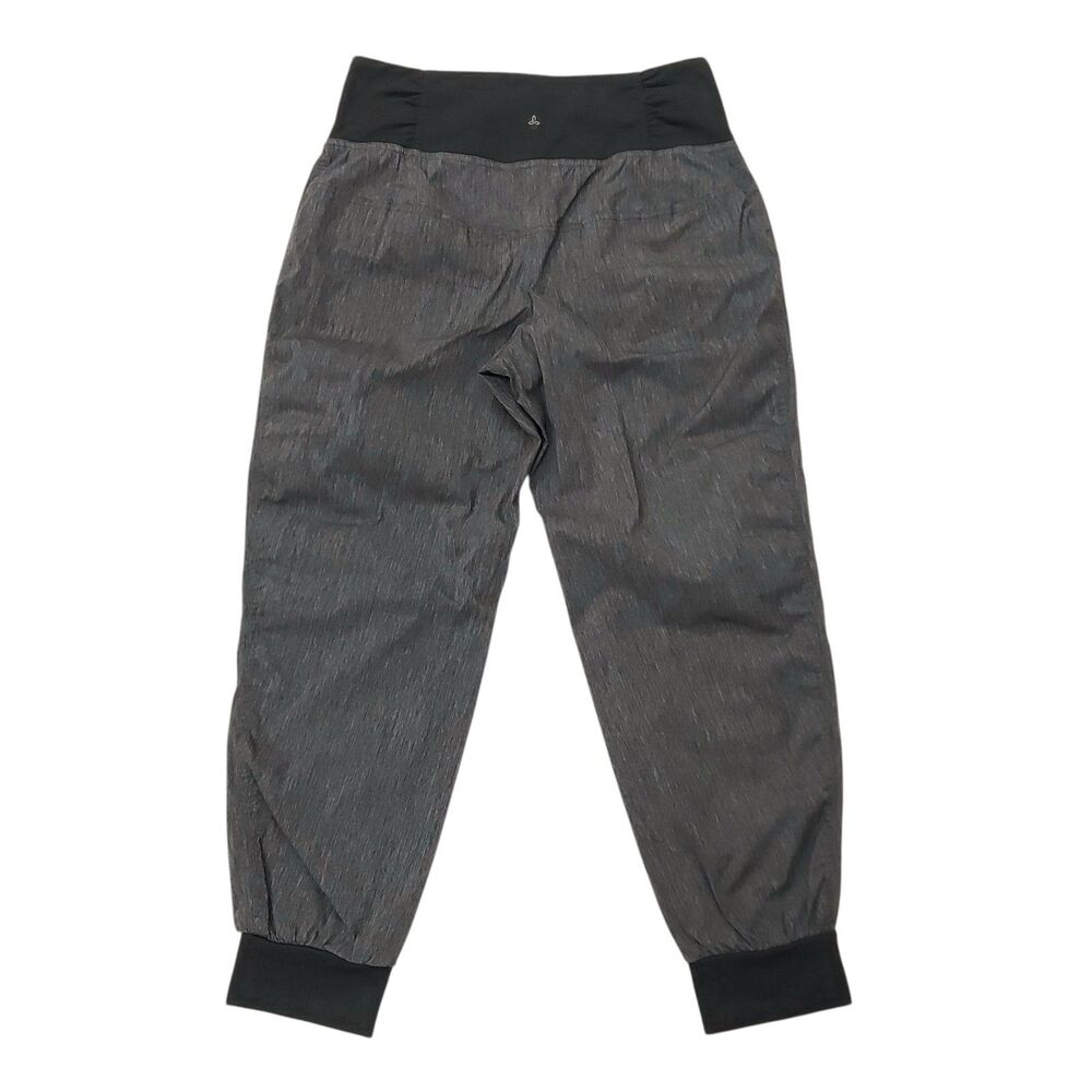 Prana Summit Jogger Pants Womens Medium Dark Gray Comfort Stretch Trail Hiking